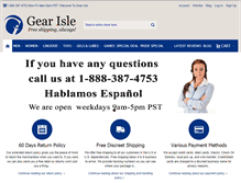 Tablet Screenshot of gearisle.com